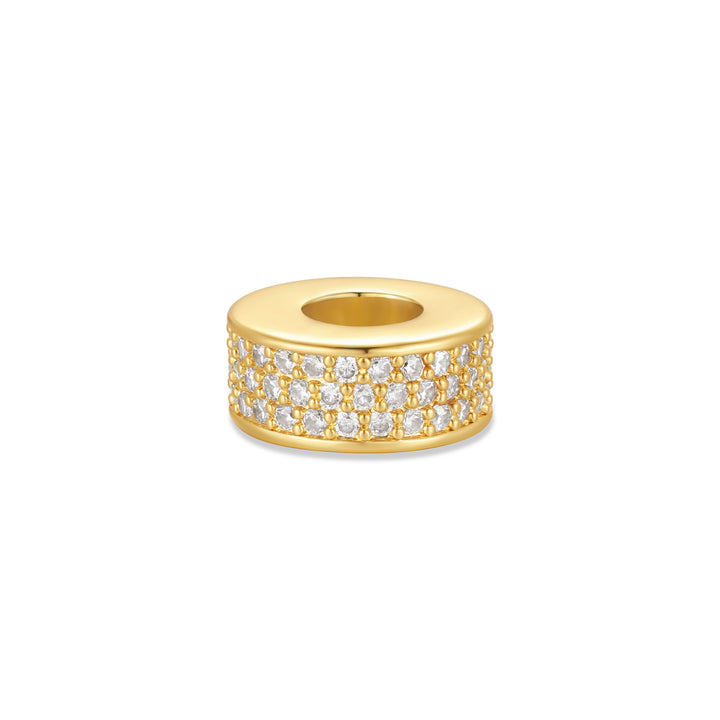 Crystal Pave Spacer Charm