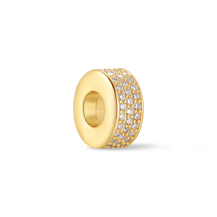 Crystal Pave Spacer Charm