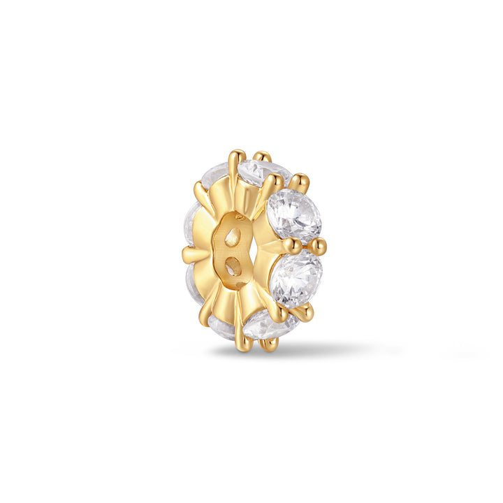 Crystal Spacer Charm