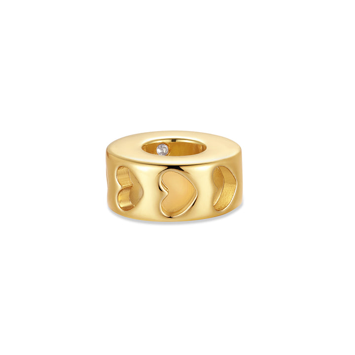 Mini Heart Spacer Charm