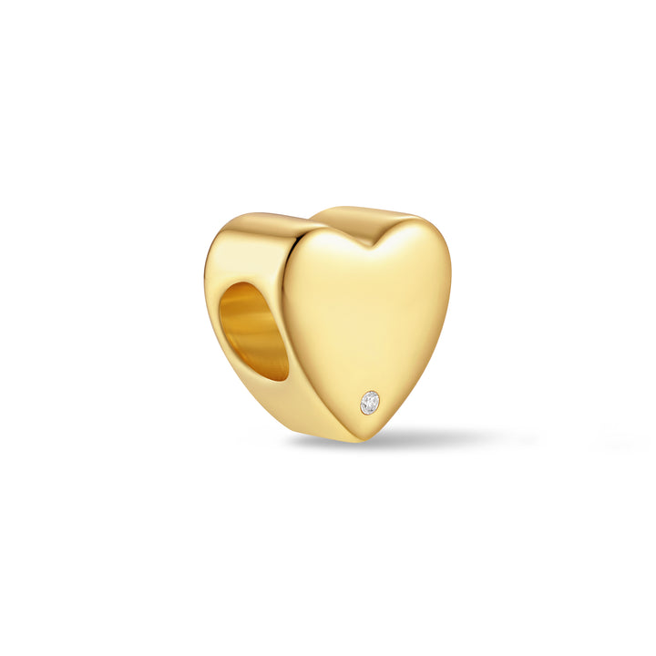 Heart Spacer Charm