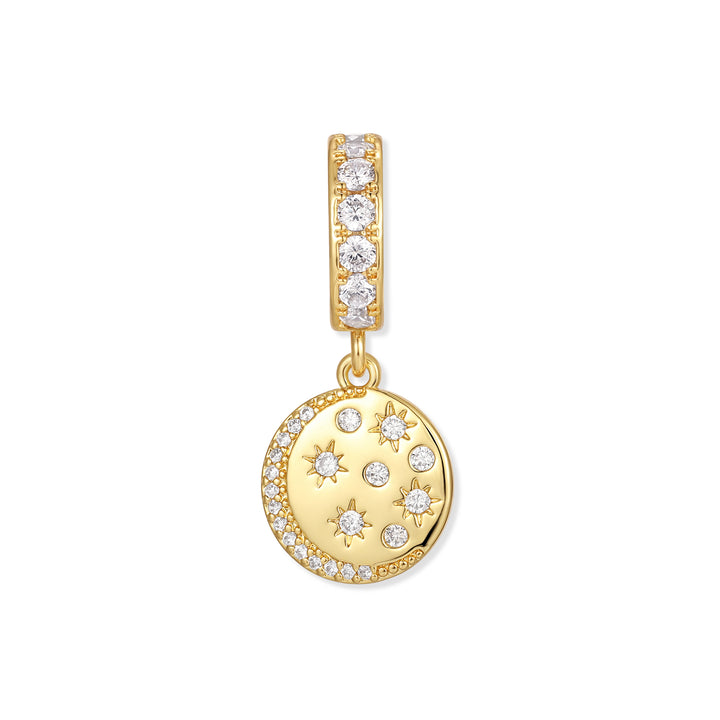 Celestial Coin Dangle Spacer Charm
