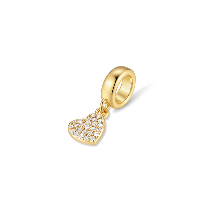 Mini Heart Dangle Spacer Charm