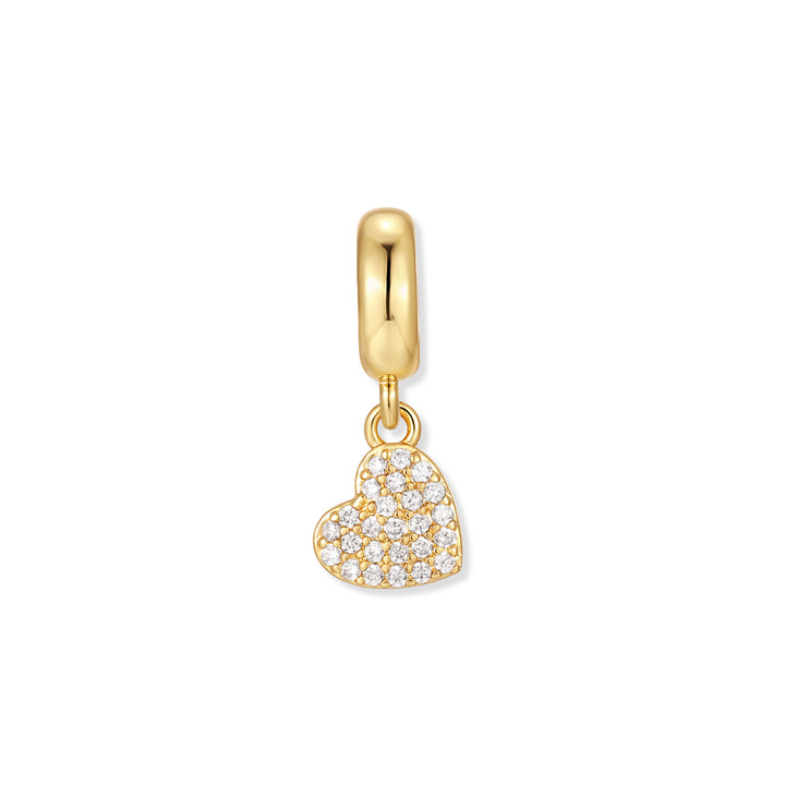Mini Heart Dangle Spacer Charm