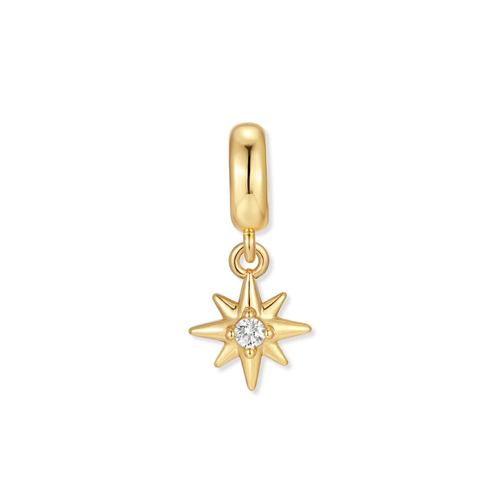 Mini Starburst Dangle Spacer Charm