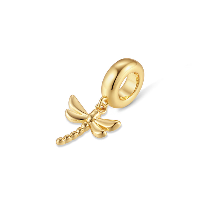 Mini Dragon Fly Dangle Spacer Charm