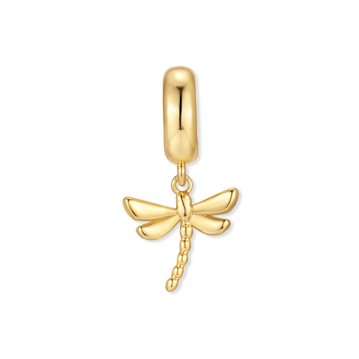 Mini Dragon Fly Dangle Spacer Charm