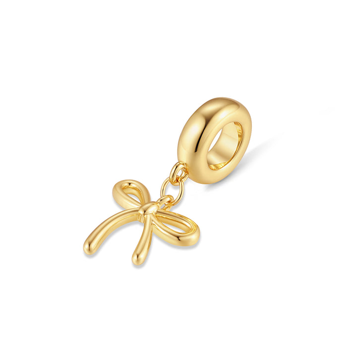 Mini Bow Dangle Spacer Charm