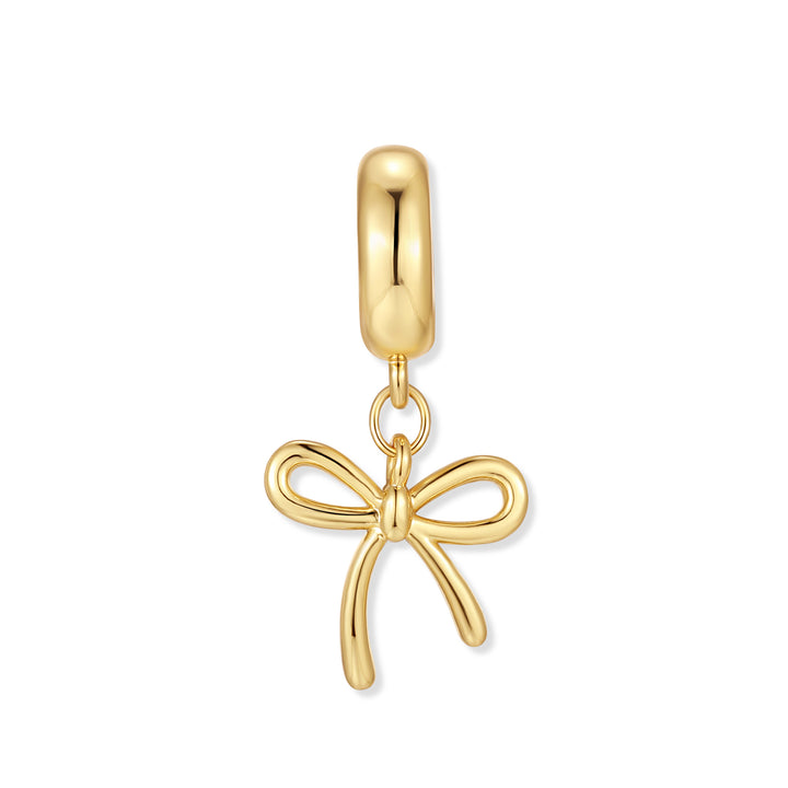 Mini Bow Dangle Spacer Charm