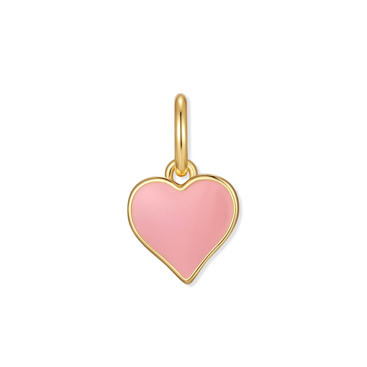 Enamel Heart Dangle Charm
