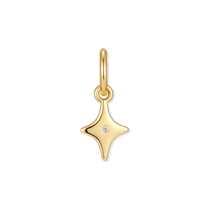 Mini North Star Dangle Charm