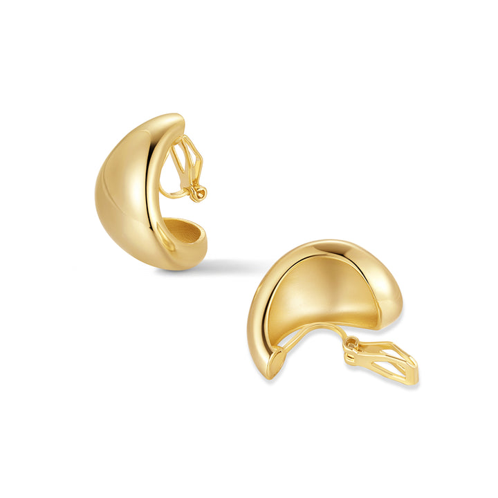 Waterproof Sculpt Clip On Earrings