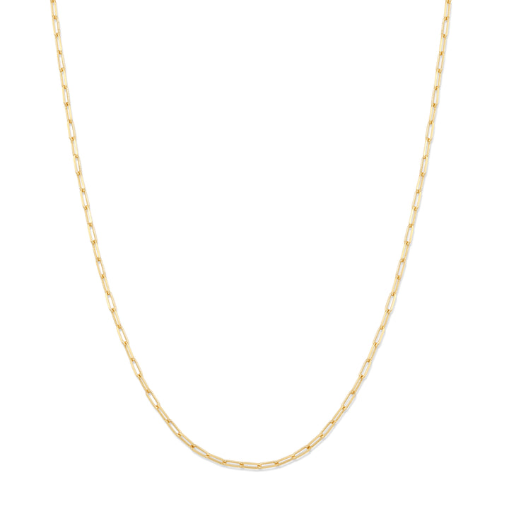 Waterproof Delicate Paperclip Chain Necklace