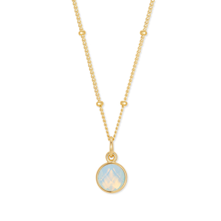 Gold Custom Gemstone Pendant