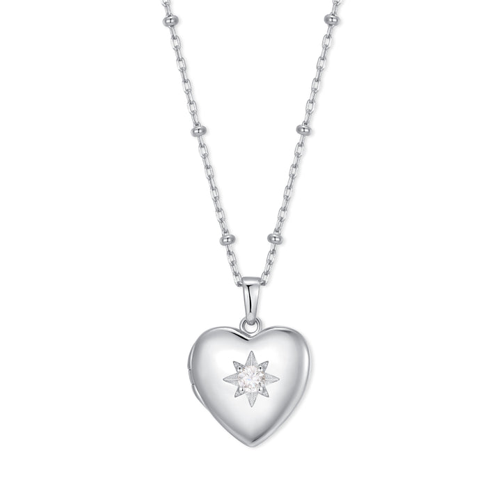Custom Birthstone Heart Locket