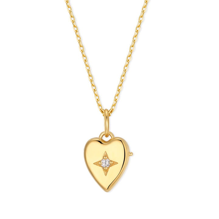 Custom Initial Mini Heart Locket