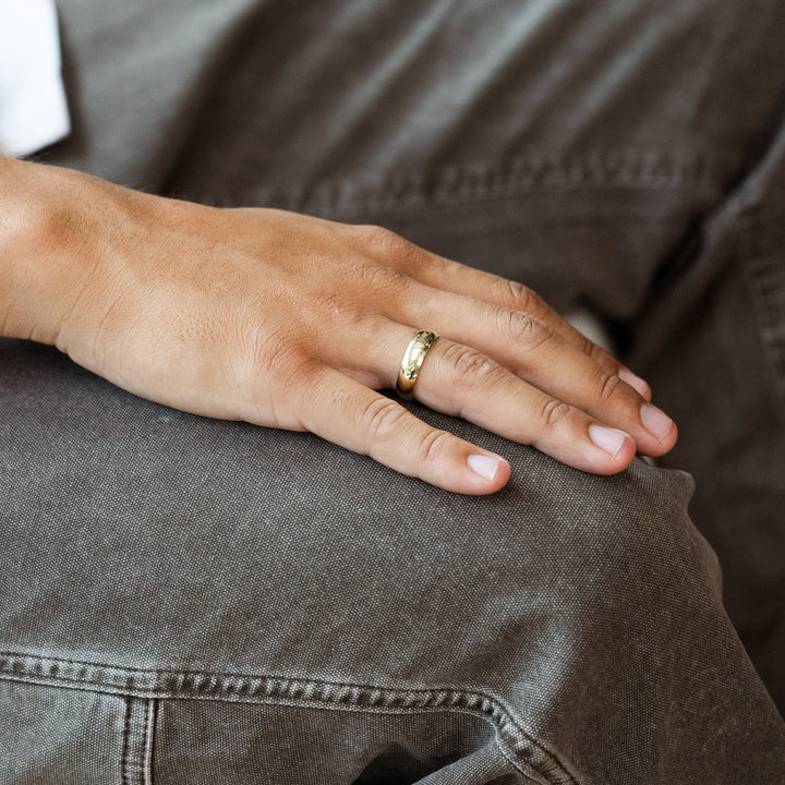 Engraved Couples Message Ring