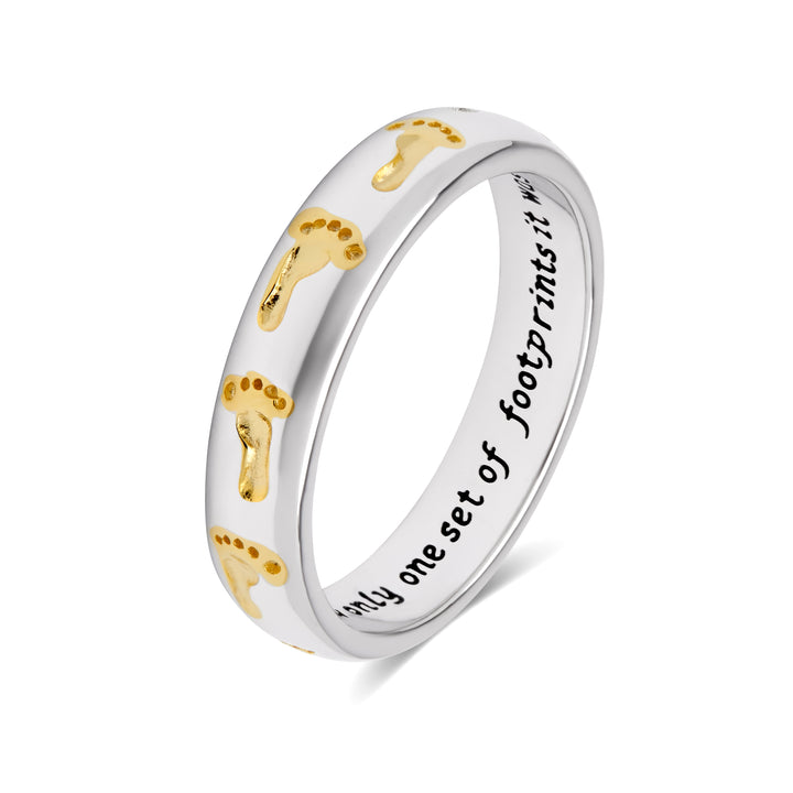 Footprints in the Sand Ring