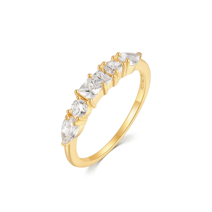 Gold Vermeil Petite Ombre Birthstone Ring