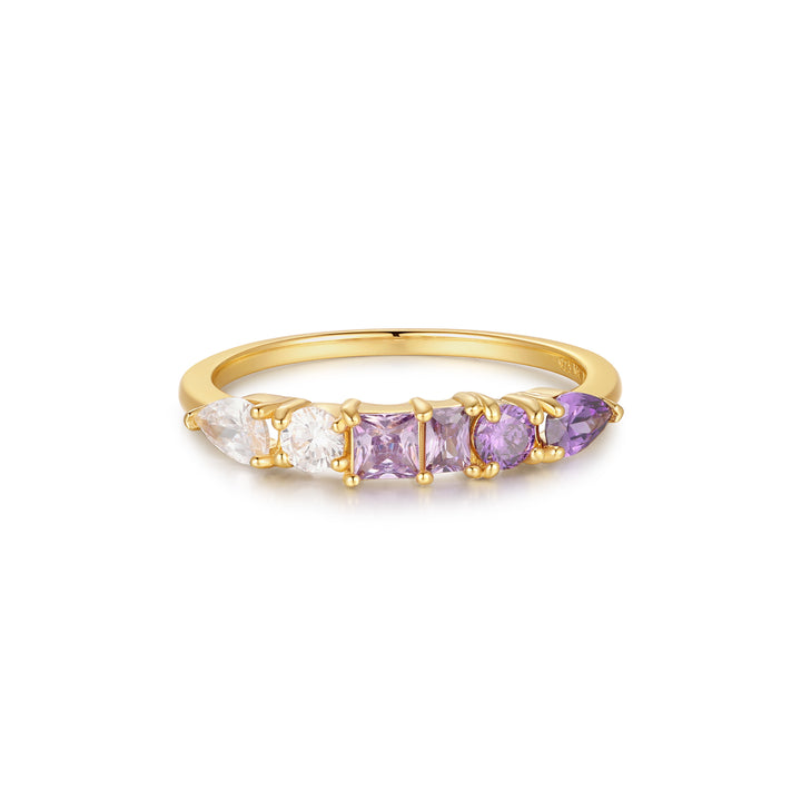 Gold Vermeil Petite Ombre Birthstone Ring