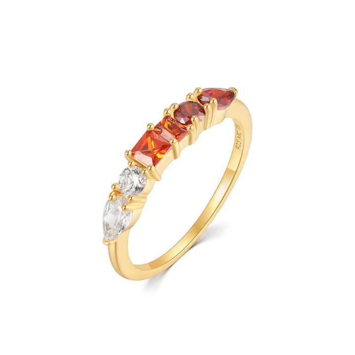 Gold Vermeil Petite Ombre Birthstone Ring