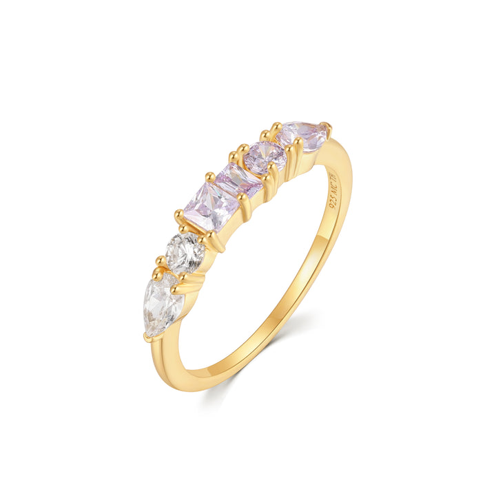 Gold Vermeil Petite Ombre Birthstone Ring