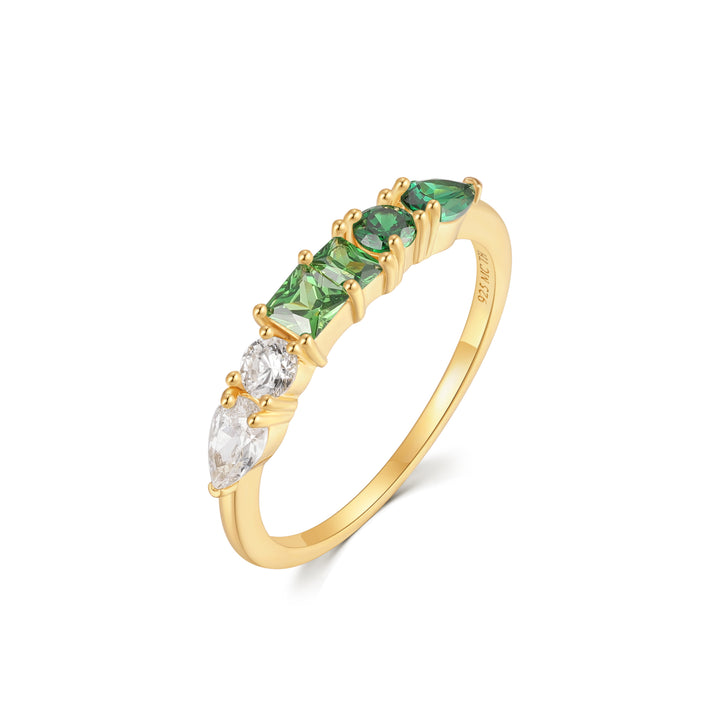 Gold Vermeil Petite Ombre Birthstone Ring