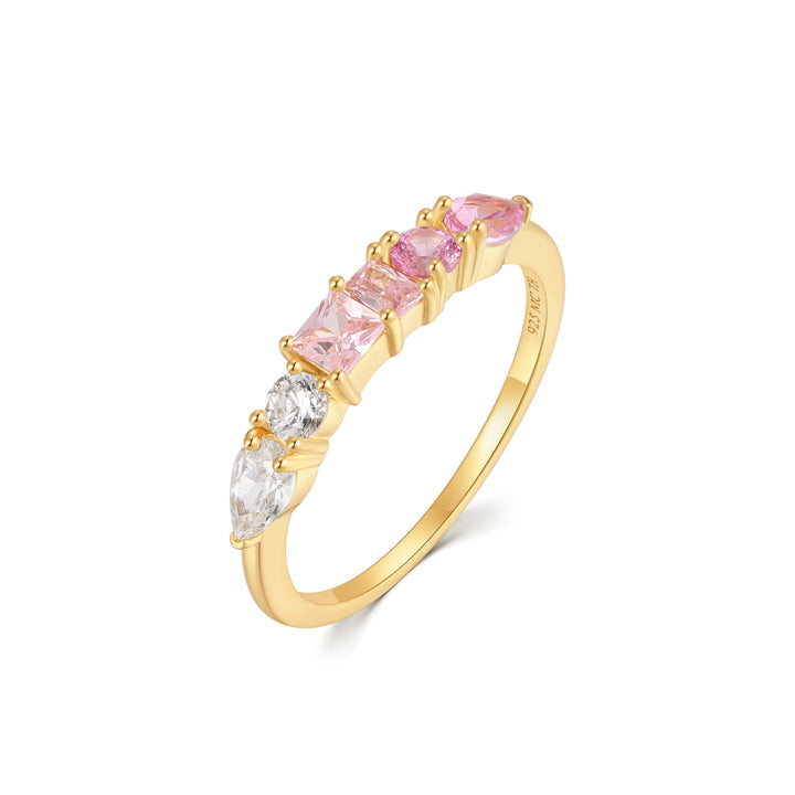 Gold Vermeil Petite Ombre Birthstone Ring