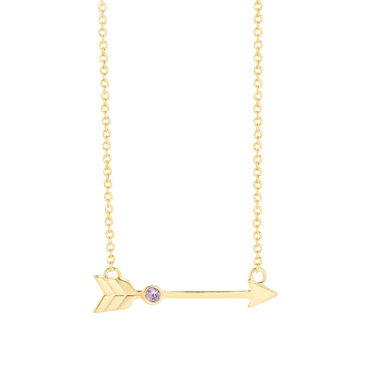 Birthstone Arrow Necklace