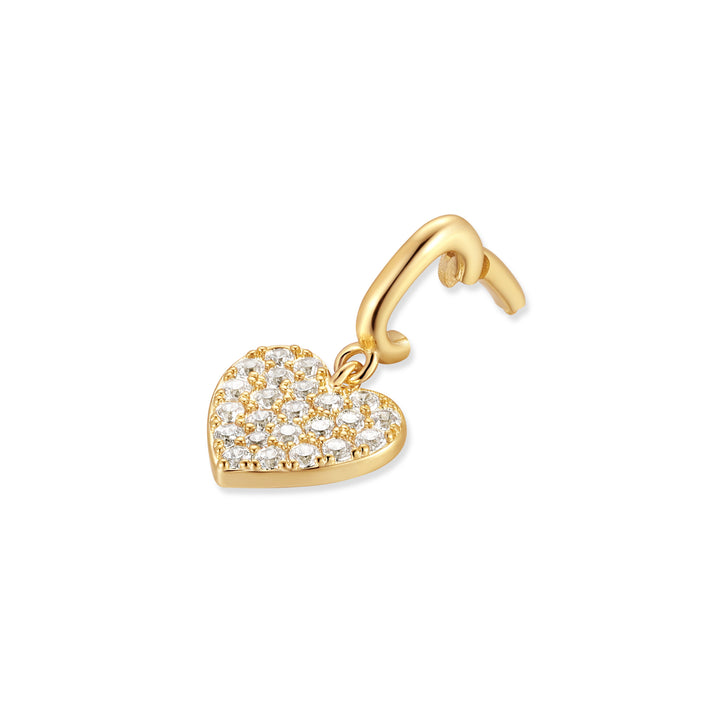 CZ Heart Charm