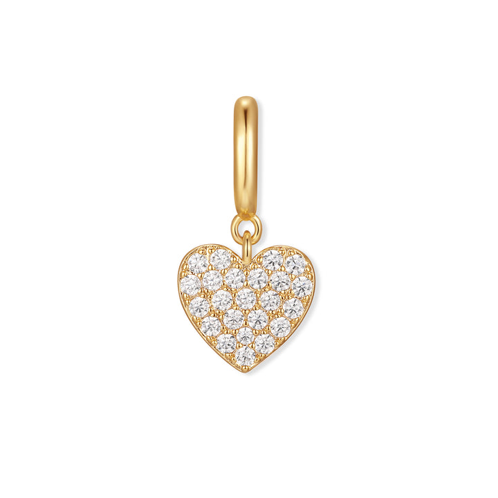 CZ Heart Charm