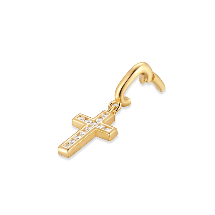 Crystal Cross Charm