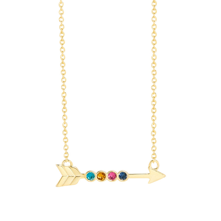 Birthstone Arrow Necklace