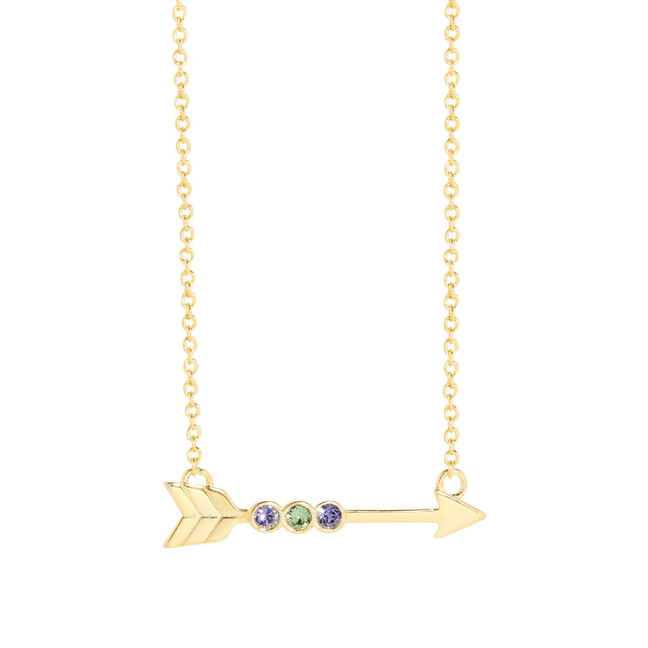Birthstone Arrow Necklace