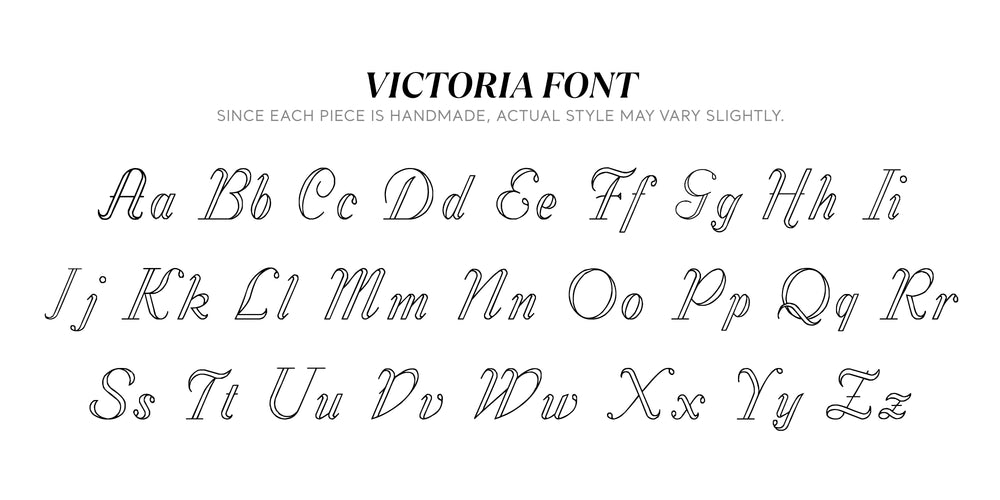 Victoria Font Character List