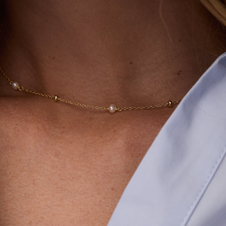 Freshwater Pearl Beaded Choker