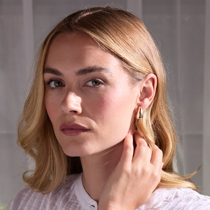 Waterproof Teardrop Clip On Earrings