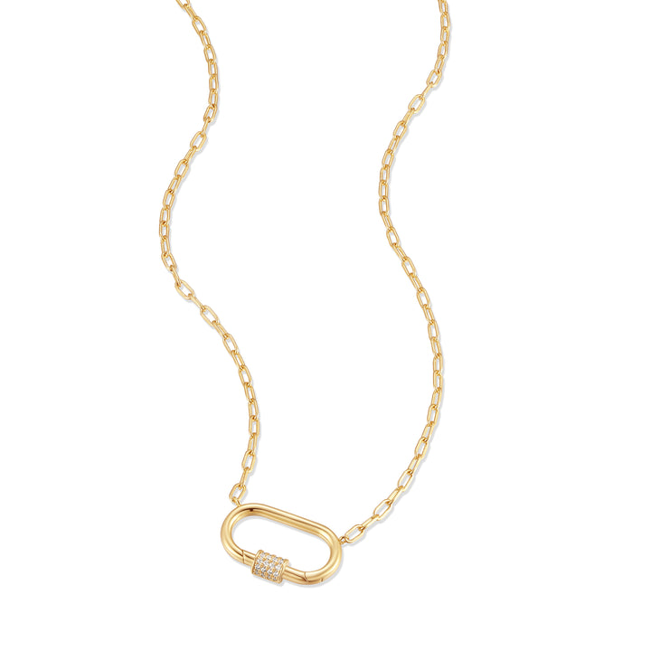 Carabiner Charm Necklace