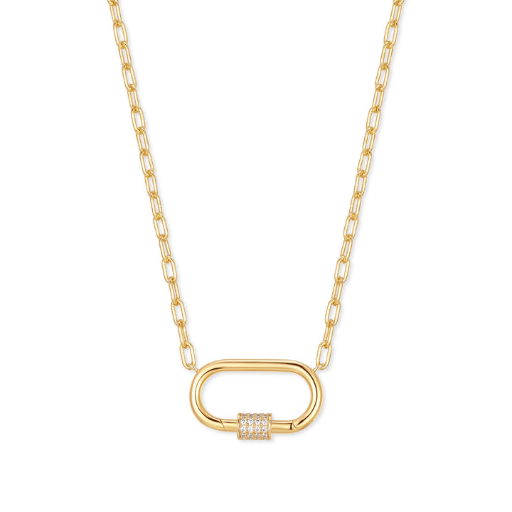 Carabiner Charm Necklace