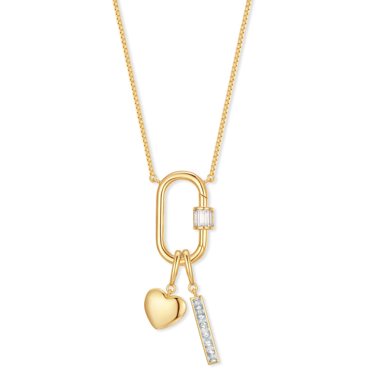Build Your Own Vertical Carabiner Charm Necklace