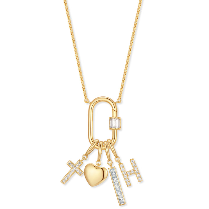 Build Your Own Vertical Carabiner Charm Necklace