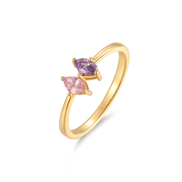 Custom Marquise Birthstone Ring