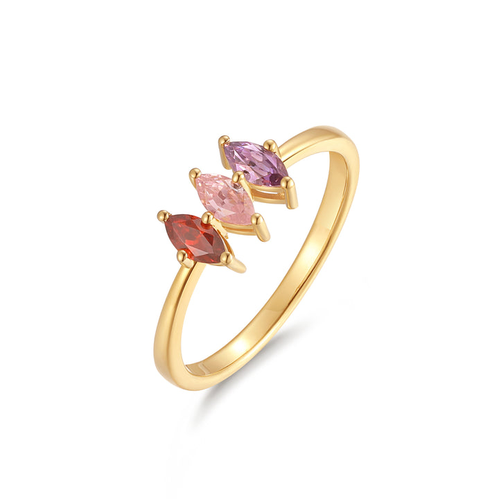 Custom Marquise Birthstone Ring