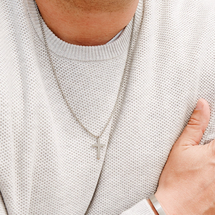 Sterling Silver Cross Necklace