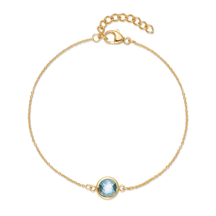 Briolette Birthstone Bracelet