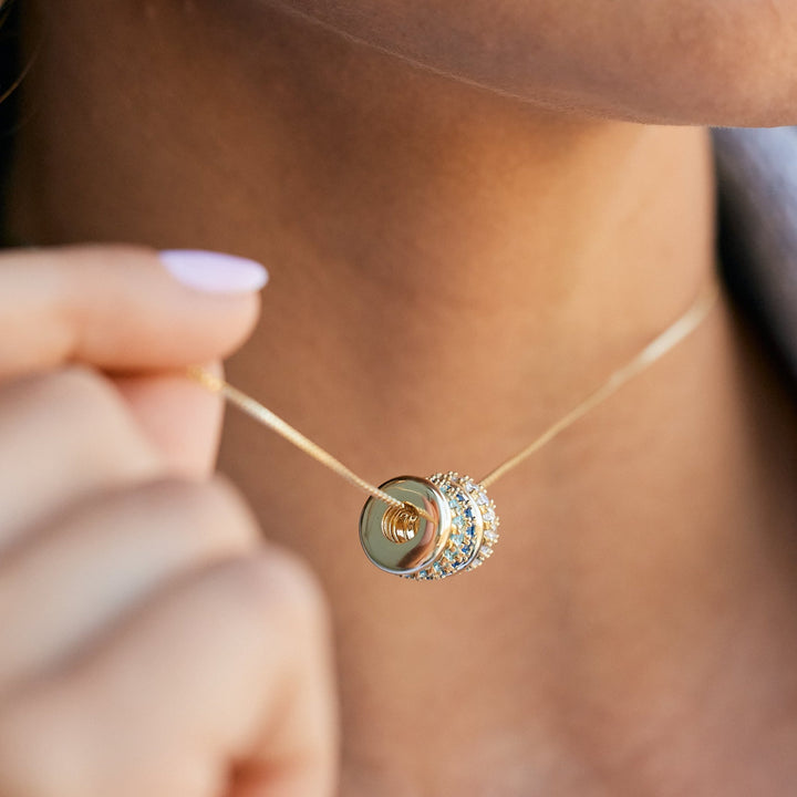 Gold Small Birthstone Ring Charms Stackable Custom Birthstone Ring