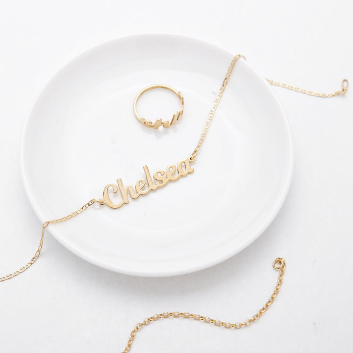 Gold Personalized Name Necklace