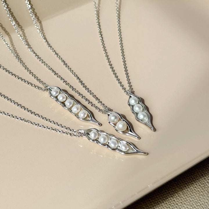 Peas in a Pod Pearl Necklace