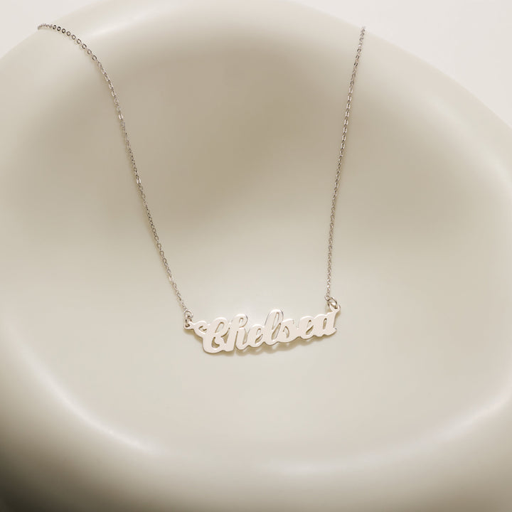 Simple Script Custom Name Necklace