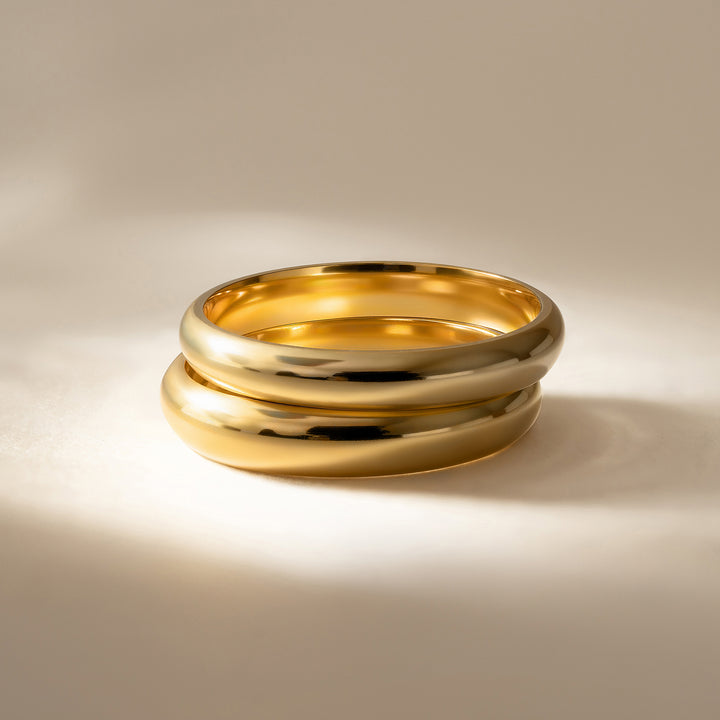 14K Gold 5mm Classic Wedding Band